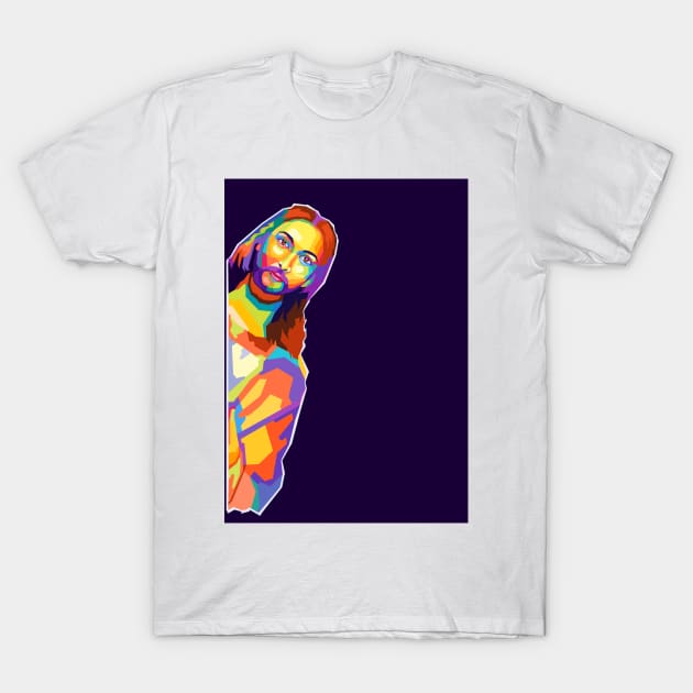 Jesus Meme Wpap Pop Art T-Shirt by Zet Art